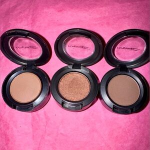 MAC M.A.C. Cosmetics Makeup Eyeshadow Lot Brown- Cork Bronze Espresso -Pls. Read